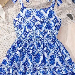 YK Colourblocked A-Line Dress image 4