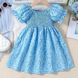 Kidotsav Girls Printed Fit & Flare Dress-picture-37