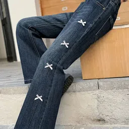 LULU & SKY Girls Bootcut High-Rise Stretchable Jeans image 4