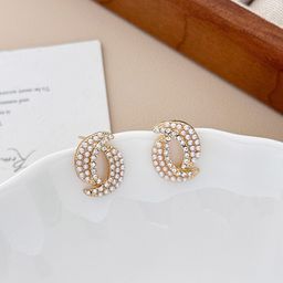 VAGHBHATT Gold-Plated Pearls Beaded & Crystal Studded Contemporary Studs-picture-15