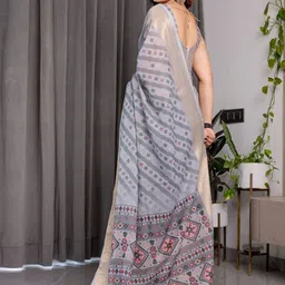 MAHARANI COUTURE Pure Cotton Kanjeevaram Saree image 5