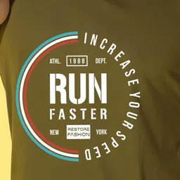 WOOSTRO 2-Pc Printed Odour-Free Cotton Innerwear Vests VWS26(RUN WHITE)(RUN OLIVE) image 5