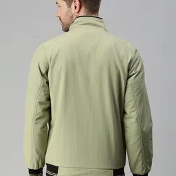 SHOWOFFFF Men Brand Logo Windcheater Bomber Jacket image 4