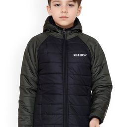 Killer Boys Colourblocked Quilted Jacket-picture-32