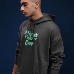 HIGHLANDER Men Printed Hooded Cotton Sweatshirt image 3