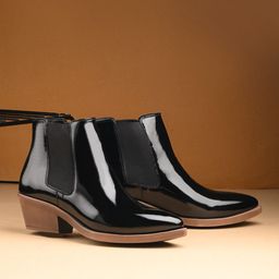 San Frissco Women Block-Heeled Chelsea Boots-picture-7
