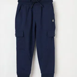 Blue Giraffe Boys Pure Cotton Mid-Rise Joggers-picture-37