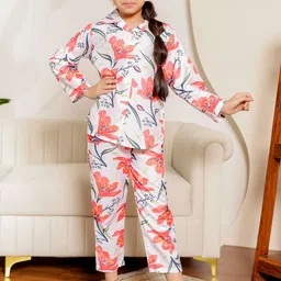 Stuffie Land Girls Printed Shirt With Trousers Clothing Set-image-90