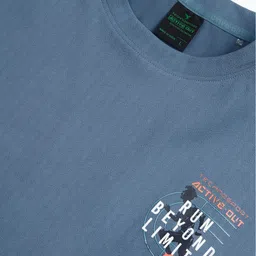 Technosport Men Typography Printed Anti Static T-shirt image 3