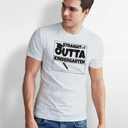 Seekbuylove Men Typography Printed Bio Finish T-shirt image 3