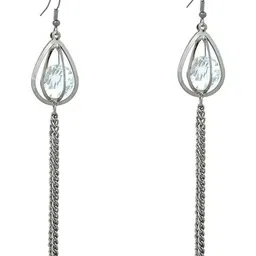 DZINETRENDZ Teardrop Shaped Drop Earrings-picture-37