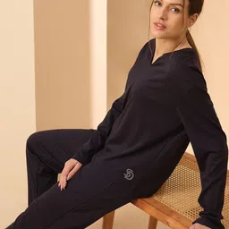 Sweet Dreams Women Solid Top & Pyjama Night Suit-picture-30