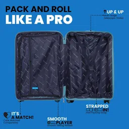 Polo Class Textured Hard Sided Small Trolley Bag With Vanity image 5