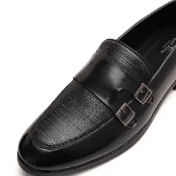NICO NERINI Men Textured Loafers image 3