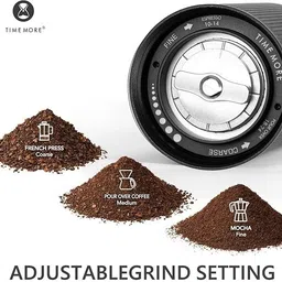 timemore Chestnut C2S Manual Coffee Grinder Capacity 25g, CNC StainlessSteel Conical Burr 2 Cups Coffee Maker image 3