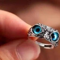 Teeragaj Stainless Steel Owl Finger Ring-picture-33