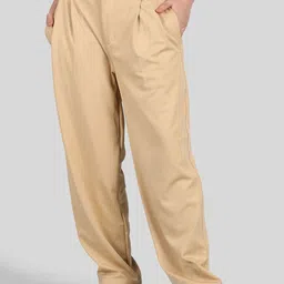 Raxedo Women Relaxed Fit Pleated Mid-Rise Korean Pants-image-37