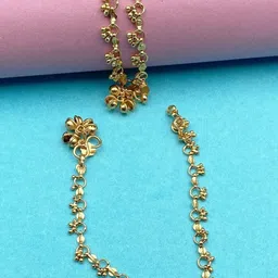 AanyaCentric Set Of 2 Gold-Plated Anklet image 1