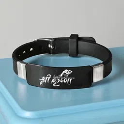 M Men Style Unisex Handcrafted Rhodium-Plated Bangle-Style Bracelet image 3