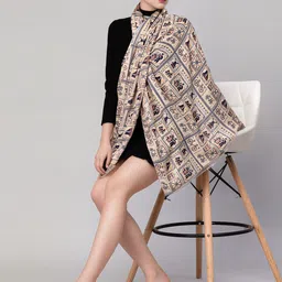 J Style Women Abstract Printed Stole image 2