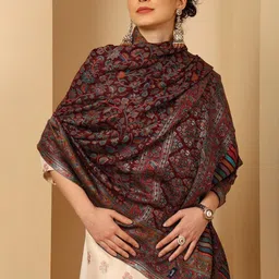 Tweedle Floral Printed Shawl-image-1