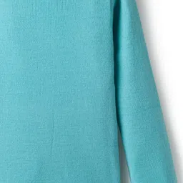 RVK Kids Ribbed Full Sleeves Solid Pullover image 3