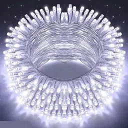 valora 40 LEDs 11 m White Steady String Rice Lights image 1