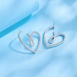 FIMBUL Heart Shaped Studs Earrings image 4