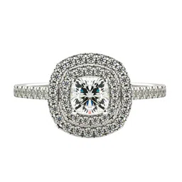 VALANOVA Women Sterling Silver Plated with Gold & Certified Lab Grown Diamond 0.89cts-picture-17