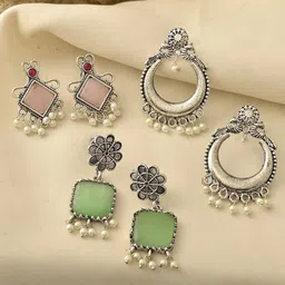 DASTOOR Contemporary Studs Earrings-picture-1