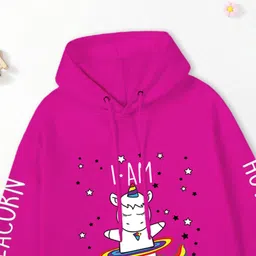 FOREVER FRIDAY Girls Printed Pure Cotton Sweatshirt With Jogger image 4