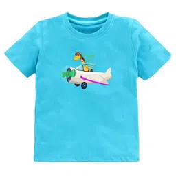 KAVEE Kids Printed Pure Cotton Applique T-shirt-picture-39