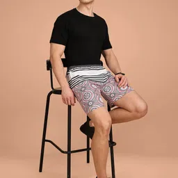 BULLMER MenPack Of 2 Printed Regular Fit Shorts image 3