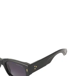 BAYBERRY Unisex Black Lens & Black Square Sunglasses with image 3