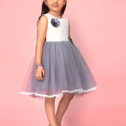 Sangria Girls Self-Designed Frock image 2