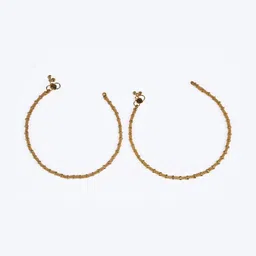 RESSI FASHION JEWELLERY Gold-Plated Anklet-image-65