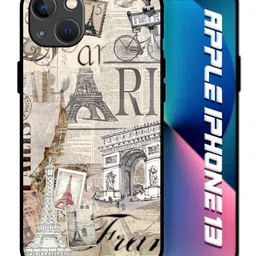 QRIOH Typography Printed iPhone 13 Back Case Mobile Accessories image 4