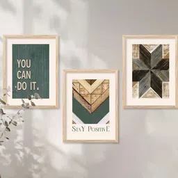 walllane Motivational Wall Art With Frame Home Decor Wall Painting For Living Room Office Bedroom-picture-29