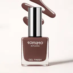 FLiCKA Tomato Gel Finish Nail Polish- 9.9 ml- Shade- 40-image-47