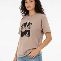 glitchez Animal Graphic Printed T-shirt-image-30