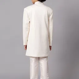 BAESD Boys Printed Sherwani Set image 5