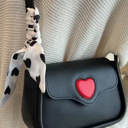 CORSICA Black Swagger Shoulder Bag image 3