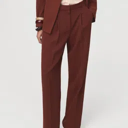 MANGO Women Straight Fit Trousers-picture-18