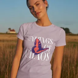 GRACE & JACK Graphic Printed Round Neck Short Sleeves Regular Fit Casual T-Shirt-picture-32