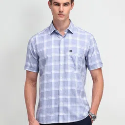 Arrow Sport Men Classic Opaque Checked Casual Shirt-image-76