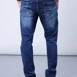 V-Mart Men Regular Fit Mid-Rise Light Fade Stretchable Jeans image 4