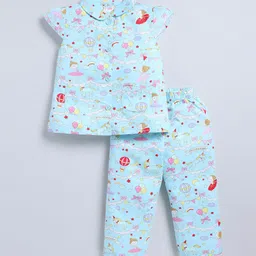 NAUTI KIDZ Girls Printed Night suit-image-68