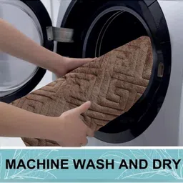 HOMETHREADS Brown & Coffee Brown Printed Sofa Cover image 4