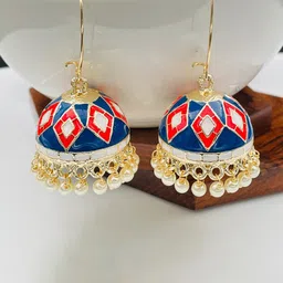 ZIVOM Contemporary Jhumkas Earrings-image-37