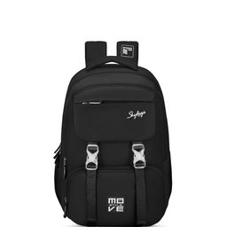 Skybags Sonic Pro 01 BlackHot Box School Backpack-picture-44
